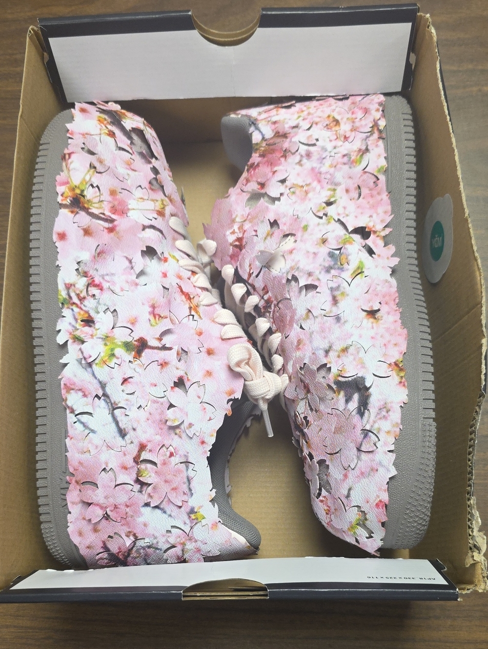 Nike Air Force 1 '07 Premium 'Spring Flowers' Cherry Blossom IQ3472-298 Men's 10 - Picture 7 of 8